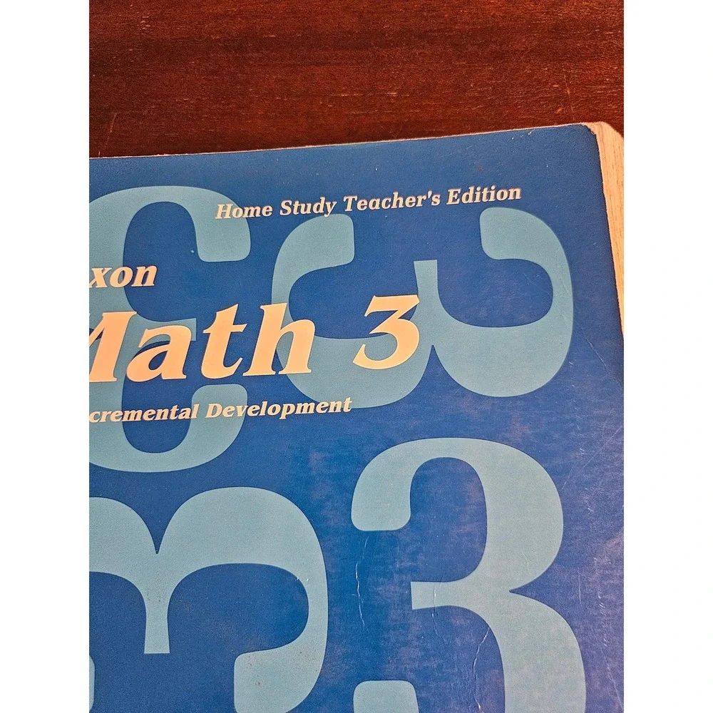 Saxon Math 3 Teacher Edition Homeschool Blue Spiral Bound Larson